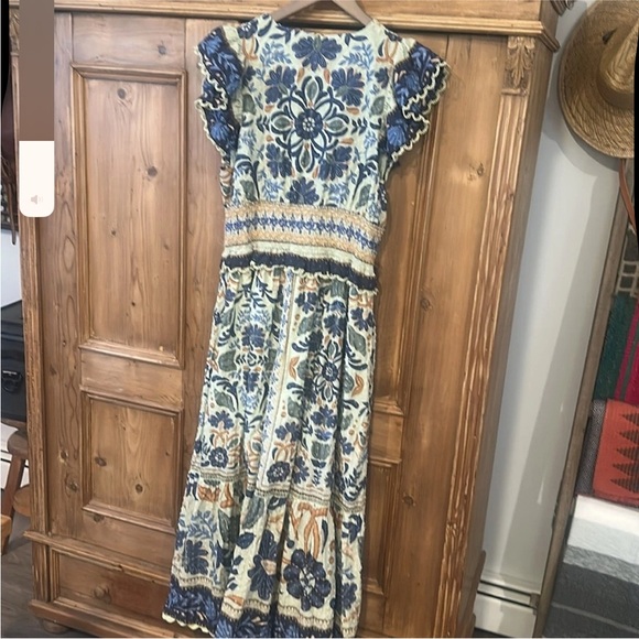 Farm Rio Ocean Tapestry Maxi Dress - Picture 6 of 9